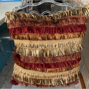 Pillow with fringe galore!